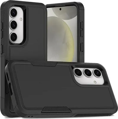 Produktbild von Hülle für Samsung Galaxy S25/S24 - Phonesta ImpactShield Back Cover - Schwarz