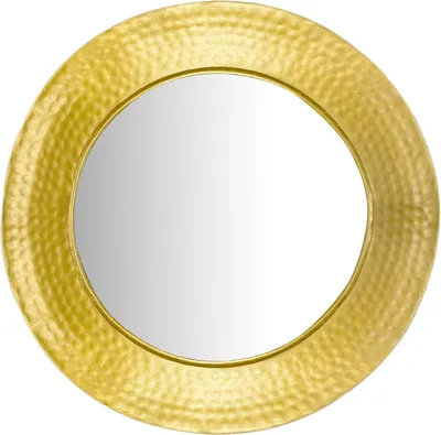 Produktbild von Wandspiegel – Spiegel für die Wand – Dekorativer Spiegel – Goldfarbener Spiegel