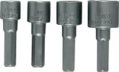 Produktbild von Bosch 2 609 255 904, 4 Stück(e), Hexagonal, 25,4 / 4 mm (1 / 4"), 7, 8, 10, 13, Edelstahl