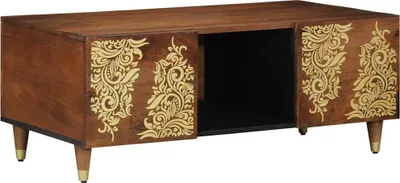 Zdjęcie produktu dla Stolik kawowy Miodowy brąz 100 x 54 x 40 cm Drewno z mango
