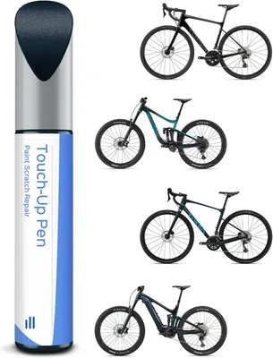 Imagen del producto de Kit de reparación para bicicletas, rotulador de pintura de alta cobertura, para metal y plástico, 1 unidad, para pintura de bicicletas