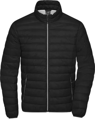 Produktbild von Leichte Daunenjacke im klassischen Design black/silver, Gr. S