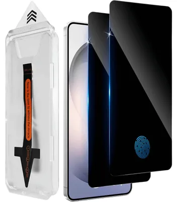 Produktbild von 2x Schutzglas für Samsung Galaxy S26 Blickschutz Display Panzerfolie Montagehilfe