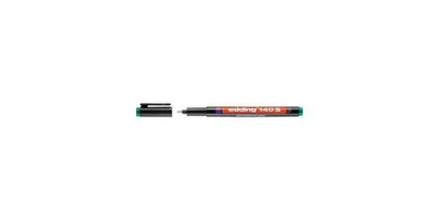 Produktbild von Edding 140 S, Rundspitze, Grün, 0,3 mm, 141 mm, 14 mm, 14 mm