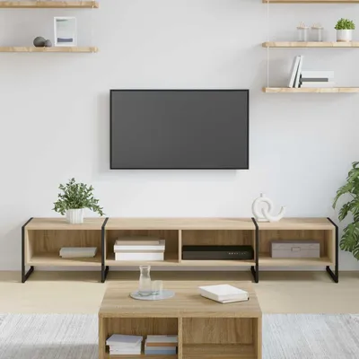 Obrázek produktu pro Maison Exclusive – Televizní skříňky, rozměry 170,5 x 36 x 30,5 cm, materiál: dřevotříska Sonoma