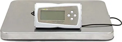 Obrázek produktu pro T-Mech Vysoce odolná digitální poštovní váha, váha na dopisy, váha na balíky, plošinová váha, vysokokapacitní váha do 200 kg, váha s LCD displejem, digitální váha, váha na balíky, průmyslová váha z nerezové oceli
