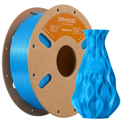 Obrázek produktu pro 3D filament, vysoká kvalita, design zabraňující zamotávání, modrý filament