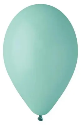 Produktbild von Tiffany-Luftballons in Pastellmintgrün, 33 cm, 50 Stück - Gemar