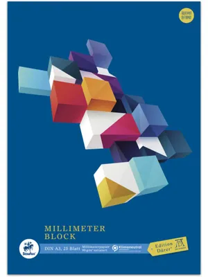 Immagine prodotto di Edition DÜRER® 036710014 Blocco millimetrato - 25 fogli, A3, 90 g/mq