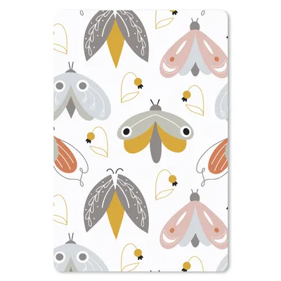Produktbild von MuchoWow® Mauspad Mousepad Muster - Kinder - Mädchen - Insekten 18x27 cm - Mousepads - Maus Mat - Pad - Mausunterlage