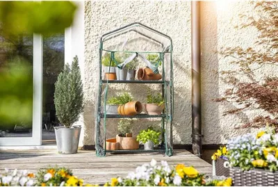 Produktbild von Anzuchtkasten - Tomatenkasten - Tomatenschränke - Tomaten Anzuchtkasten - Foliengewächshaus - Anzuchtzelt