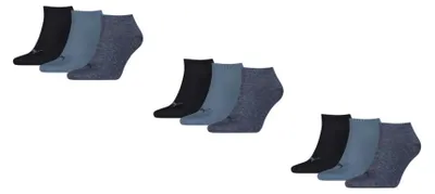 Obrázok produktu pre Ponožky Puma Sneaker Socken Plain, denim, balenie 9 kusov: veľkosť 47-49