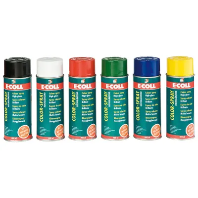Produktbild von 6 Stück E-COLL Color-Spray glänzend 400 ml lichtblau (Seidenmattsprühlack)