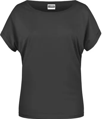 Produktbild von Ladies' Casual-T Damen T-Shirt in legerem Stil black, Gr. XXL