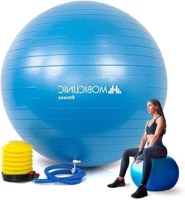 Produktbild von Pilates Ball 58cm Anti-Rutsch Blau