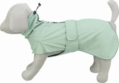 Obrázek produktu pro TRIXIE 680618, Pes, Nepromokavý plášť, L, Zelená, Bavlna, Polyester, Jednobarevný