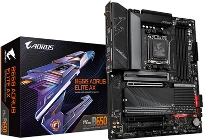 Immagine prodotto di Gigabyte B650 AORUS ELITE AX 1.0 AMD B650 Presa di corrente AM5 ATX