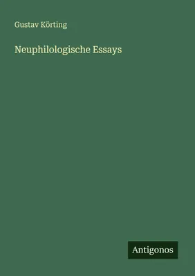 Produktbild von Neuphilologische Essays