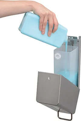 Ophardt SanTRAL classic Universalspender 600ml aus Edelstahl Ophardt Hygiene 1415815,1415811,1415813