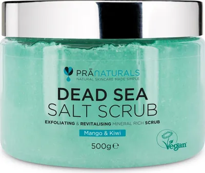 Immagine prodotto di Scrub corpo del Mar Morto PraNaturals, mango - kiwi, 500 g