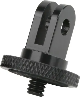 Produktbild von Schwarzer Mini-Stativadapter mit 1/4-Zoll-Schnittstelle aus Aluminiumlegierung für Zubehör für Bewegungskameras