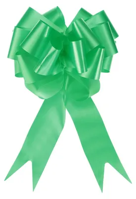 15 Geschenkschleifen, 12 cm, Grün, für Hochzeit & Weihnachten