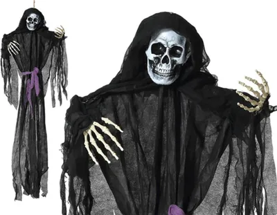 Obrázek produktu pro Závěsný kostlivec Halloween 66737 160 cm Barevný