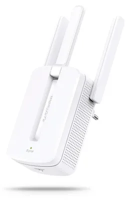 Zdjęcie produktu dla Mercusys MW300RE, Wzmacniacz sieciowy, 300 Mbit/s, Zewnętrzny, 802.11b, 802.11g, Wi-Fi 4 (802.11n), 300 Mbit/s, Jedna częstotliwości (2,4 GHz)