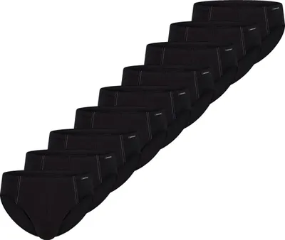 Produktbild von Schiesser 9er Pack Baumwolle Essential Slip / Unterhose Angenehm auf der Haut, Perfekte Passform und maximaler Komfort, Atmungsaktiv