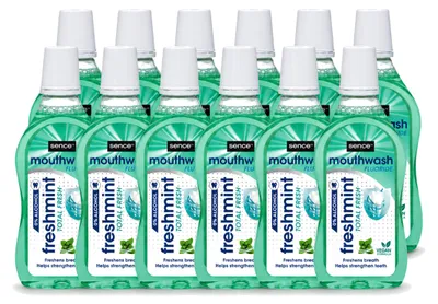 Productafbeelding van 12 x Sence Freshmint mondwater - Frisse munt - 500 ml - Voordeelverpakking - 12 stuks