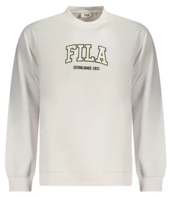 Produktbild von Herren-Sweatshirt Weiß Baumwolle Regular Fit mit Logo-Druck