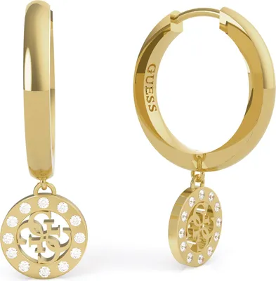 Produktbild von Guess 4G CHARM&CRYSTALS HUGGIES (GL) LieferantenFarbe: gold, Größe: N, Farbe: Gold