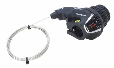 Produktbild von Shimano RevoShift Drehgriffschalter, 7-fach mit Ganganzeige, rechts; 5355