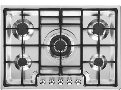Zdjęcie produktu dla Smeg Classic PGF75-4, Stal nierdzewna, Wbudowany, 72 cm, Gaz, Stal nierdzewna, 5 stref(y)