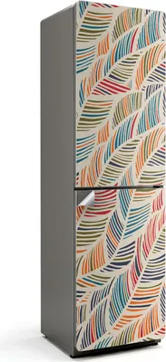 Produktbild von Holzquerschnittslayout – Kühlschrank Aufkleber – Klebefolie Kühlschrank – Kühlschrank Dekor – Kühlschrankfolie selbstklebend – Küchen Dekoration – 60x205 cm