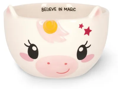 Zdjęcie produktu dla Miska na płatki Legami Buongiorno Unicorn, miska na płatki, miska, naczynie, kamionka, Ø 12 cm, BWL0003