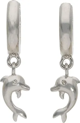 Produktbild von Kinder Creolen Delfin 925 Silber JL10-06-3693