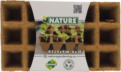 Produktbild von Biotopfschalen 4x4x5 cm 6x15Stk. - Nature
