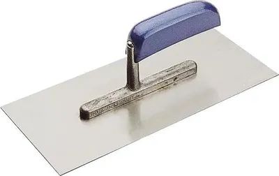 Produktbild von TRIUSO PREMIUM Glättekelle aus Edelstahl mit gebogenem Griff 130 x 280 mm