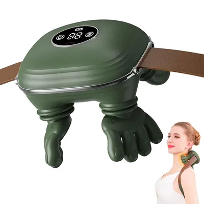 Produktbild von Nackenmassagegerät, Shiatsu-Rückenmassagegerät, Heizfunktion, 3 Intensitätsstufen, 2 Temperaturstufen, Linderung Nacken-,Rückenmuskelschmerzen