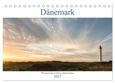 Produktbild von Dänemark - Phototravellers Sehnsuchtskalender (Tischkalender 2027 DIN A5 quer), CALVENDO Monatskalender