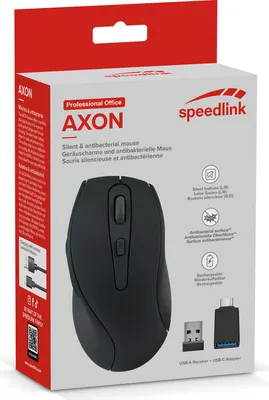 Immagine prodotto di speedlink SL-630004-RRBK speedlink AXON Maus kabellos schwarz