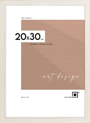 Produktbild von LUCA® Frames, FDM, Bilderrahmen, Farbe Cremeweiß, 20x30 cm