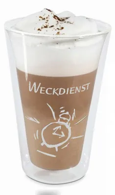 Produktbild von Thermoglas Latte Macchiato 250 ml Weckdienst doppelwandig Sompex