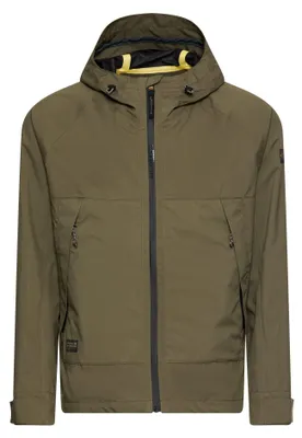 Immagine prodotto di camel active, giacca sportiva da uomo teXXXactive® con cappuccio, colore verde oliva, articolo menswear-50
