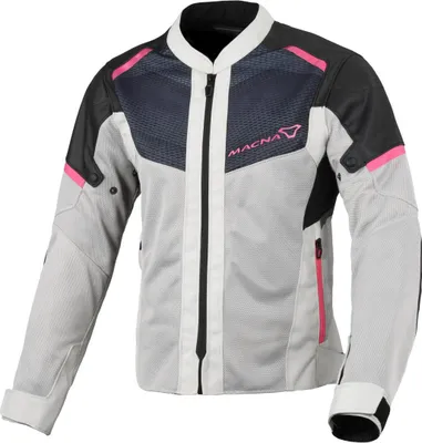 Produktbild von Macna Orcano 2.0 Damen Motorrad Textiljacke, schwarz/grau/pink, XS