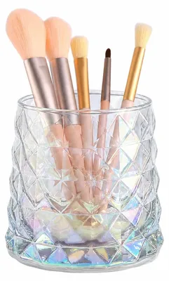 Produktbild von Solidchoice – Schminkpinselhalter aus Glas – Vintage-Organizer für Kosmetikprodukte