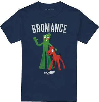 Productafbeelding van Gumby - "Bromance" T-shirt voor heren/dames, uni model, TV20885 (maat S) (marineblauw)
