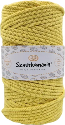 Produktbild von Baumwollkordel mit einem Kern 5mm 100m, Makrameegarn, Makrameekordel, Häkelkordel, Makrameekordel, Naturgarn, 5mm Kordel, geflochtene Baumwollkordel,