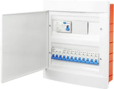 Produktbild von Unterverteilung Sicherungskasten Unterputz 24 Module FI Schalter LS Schalter
